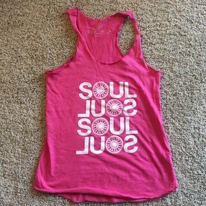 Pink SoulCycle tank- medium